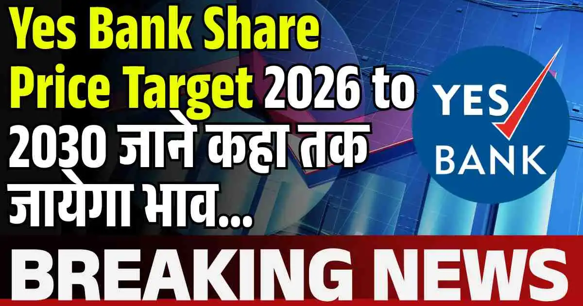 Yes Bank Share Price Target 2026, 2027, 2028, 2029, 2030 जाने कहा तक जायेगा भाव…
