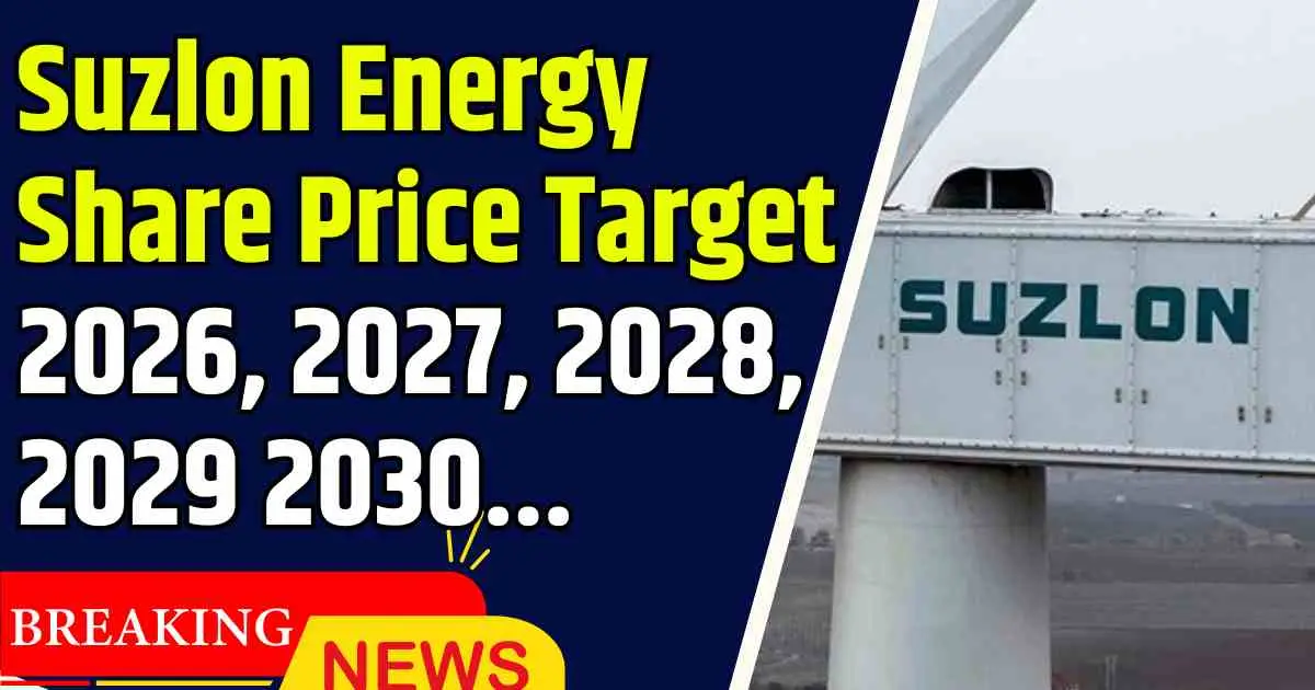 Suzlon Energy Share Price Target 2026, 2027, 2028, 2029, 2030 जाने कहा तक जायेगा भाव…